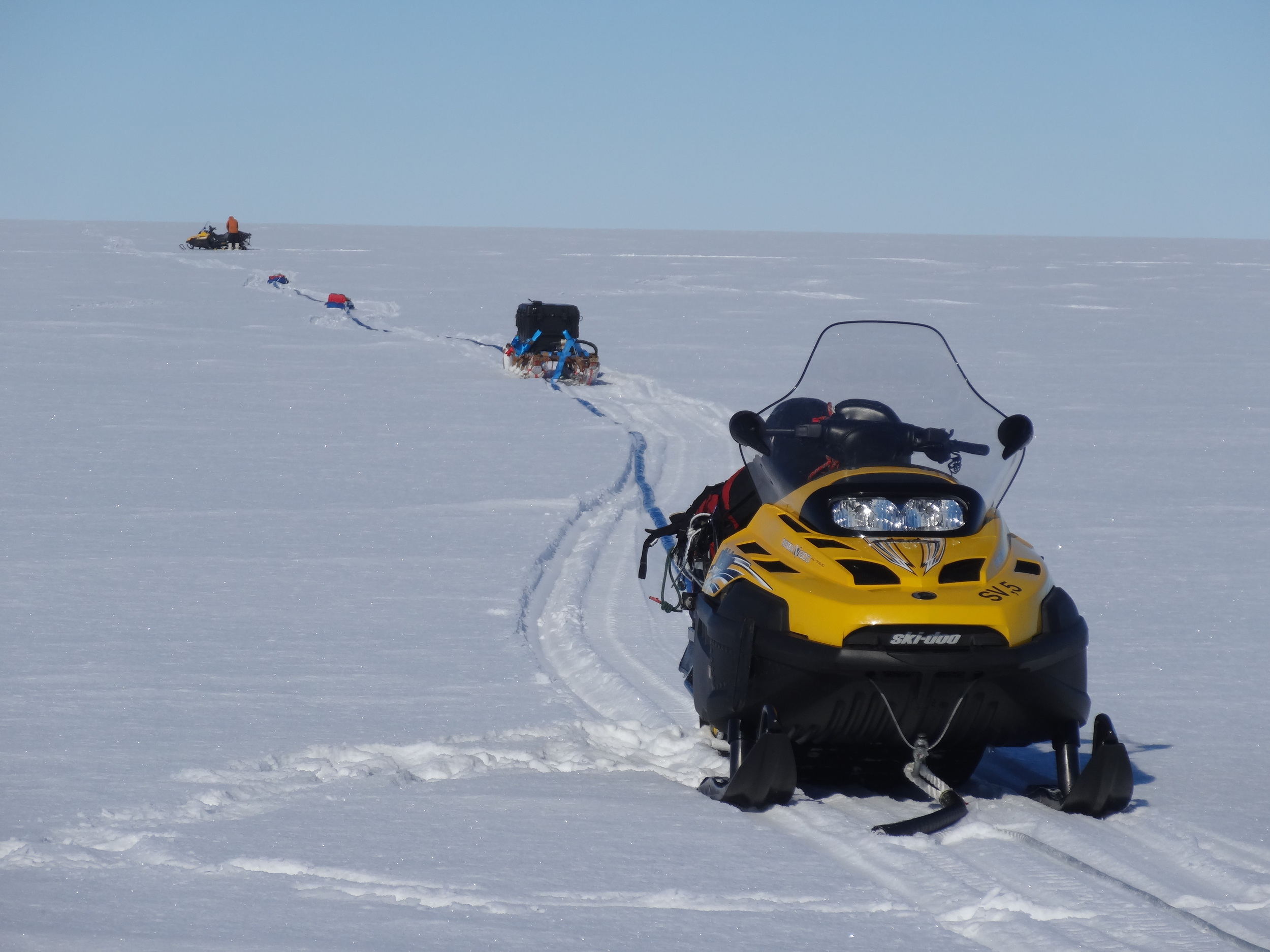 GPS and radar measurements, Antarctica